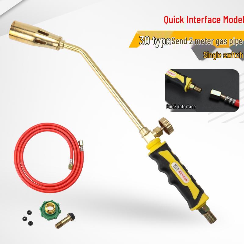 Portable Gas Blowtorch for Welding and Singeing Pig Hair