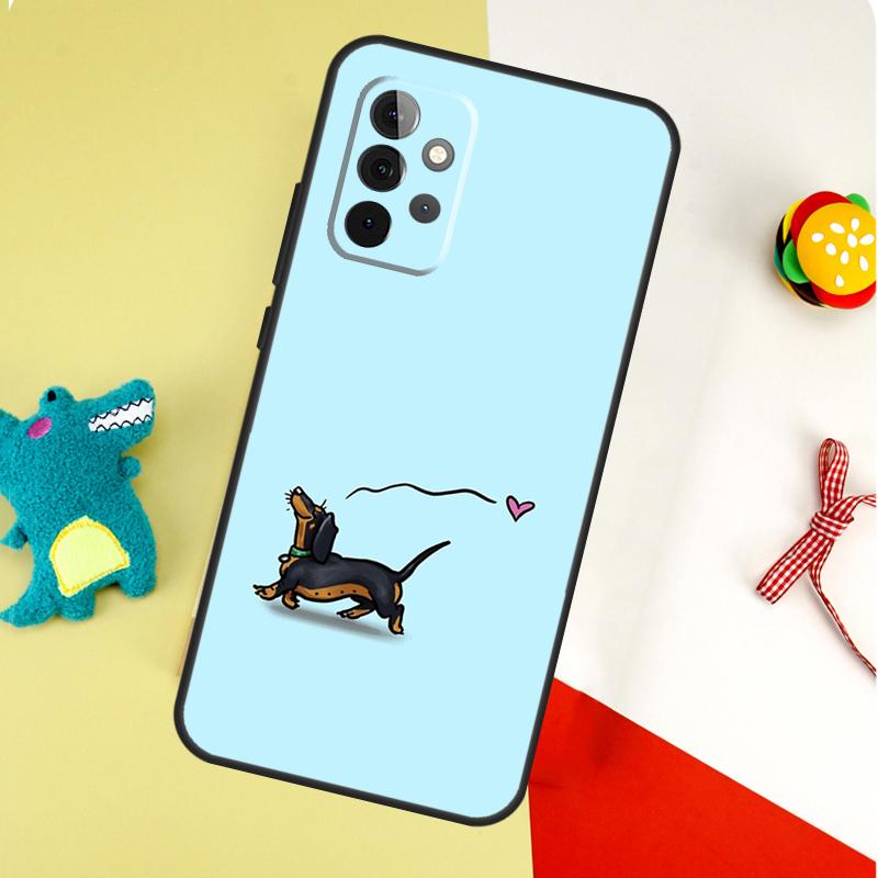 Dachshund Teckel Dackel Dog For Samsung Galaxy A53 A33 A13 A54 A34 A14 A55 A35 A15 A05 A06 A16 A22 A32 A52 Phone Case