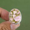 Copper Pink Opal Ring 925 Sterling Silver Ring Handmade Jewelry Gemstone Ring Copper Pink Opal Jewelry Gifts For Wife Available In Ring Size