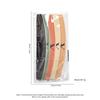 Dual Sided Nail Files for Manicure and Nail Art with Half Moon Shape Durable Emery Boards for Smooth Filing Polishing