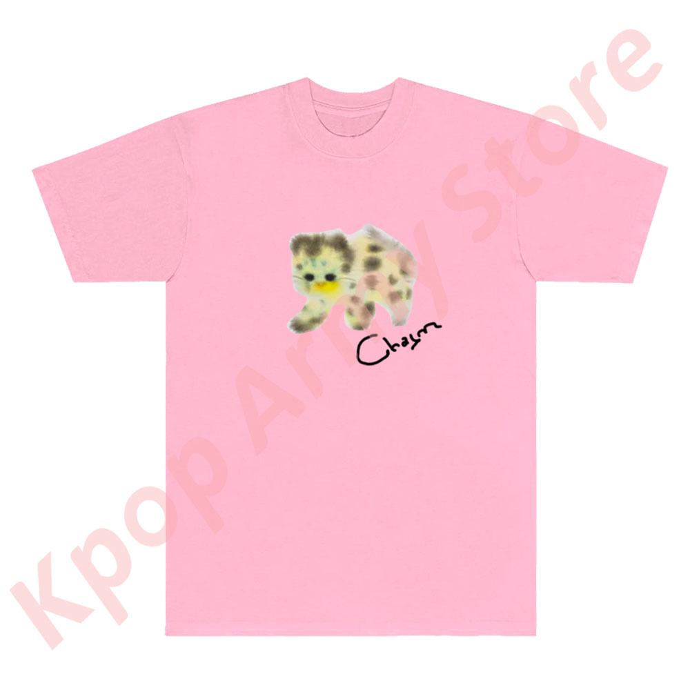 Clairo Charm Cat Tee Tour New Logo Merch TShirts Cosplay Women Unisex Fashion Casual Crewneck Short Sleeve