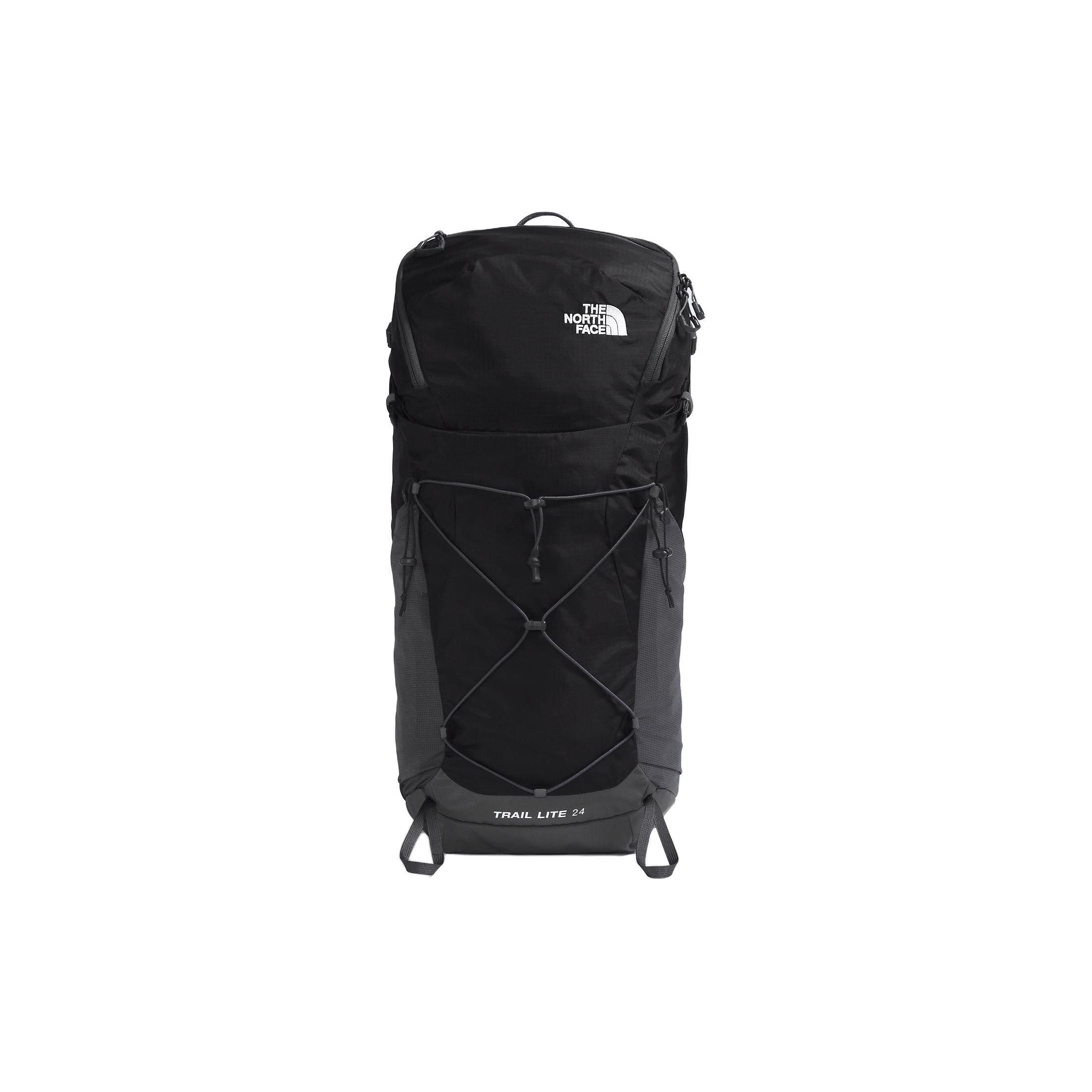 The North Face Trail Lite 25L Backpack With Logo Print And Zipper Closure Unisex Backpacks Black NF0A87C8-KT0 L/XL