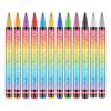 L74D 12 Couleurs Marqueurs Lavables pour Colorier les Animaux pour Chiens Chats Stylos d'Art Ensemble Brosse de Toilettage pour Chats Fournitures pour Animaux