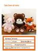 Adorable Pig and Fox Plush Doll Collection: Soft Animal Cushions and Figures