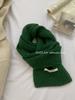 Manufacturer's homemade wool blended solid color wool scarf female winter white new student couple simple knitted scarf