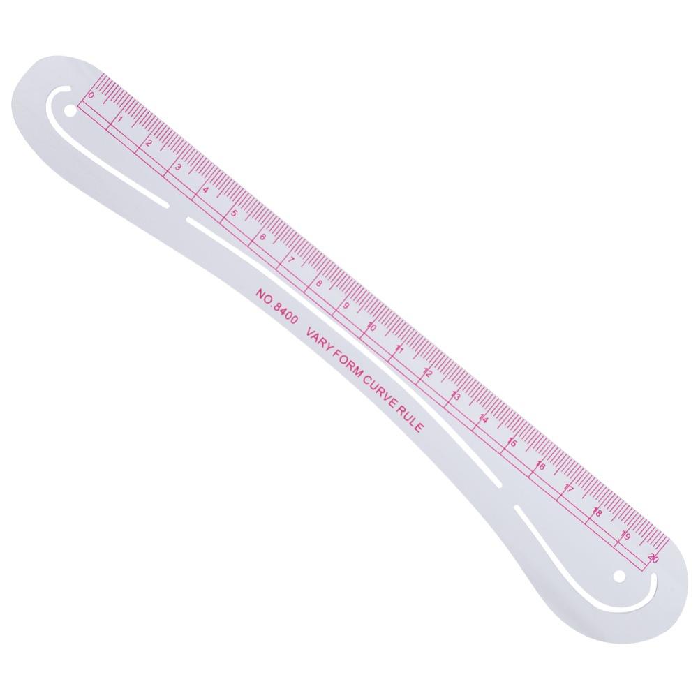 4pcs High Accuracy Pattern Ruler Plastic Drafting Tool Durable Sewing Ruler Clothing Design