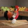 Modello di Pollo Figurine Maschile Fatta a Mano Animale Piumato per Esposizione al Supermercato, Fattoria