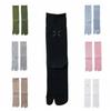 JK Mid Calf Stockings Breathable Split Toe Tube Socks Simple Calf Long Socks  Summer