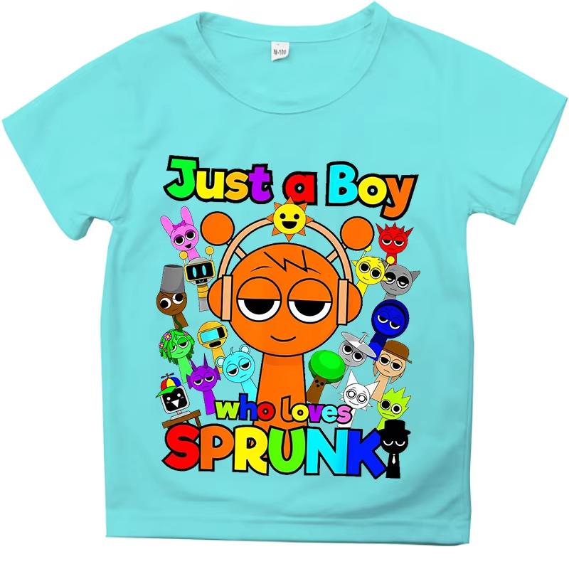 Kids Boys Cute Music Character Group Graphic TShirt Soft Cotton Crew Neck Tee Casual Summer Wear for School  Playdf0017