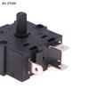 3/5 Pin 2/4 Position Rotary Switch Selector AC 250V 16A Radiator For Electric Room Heater