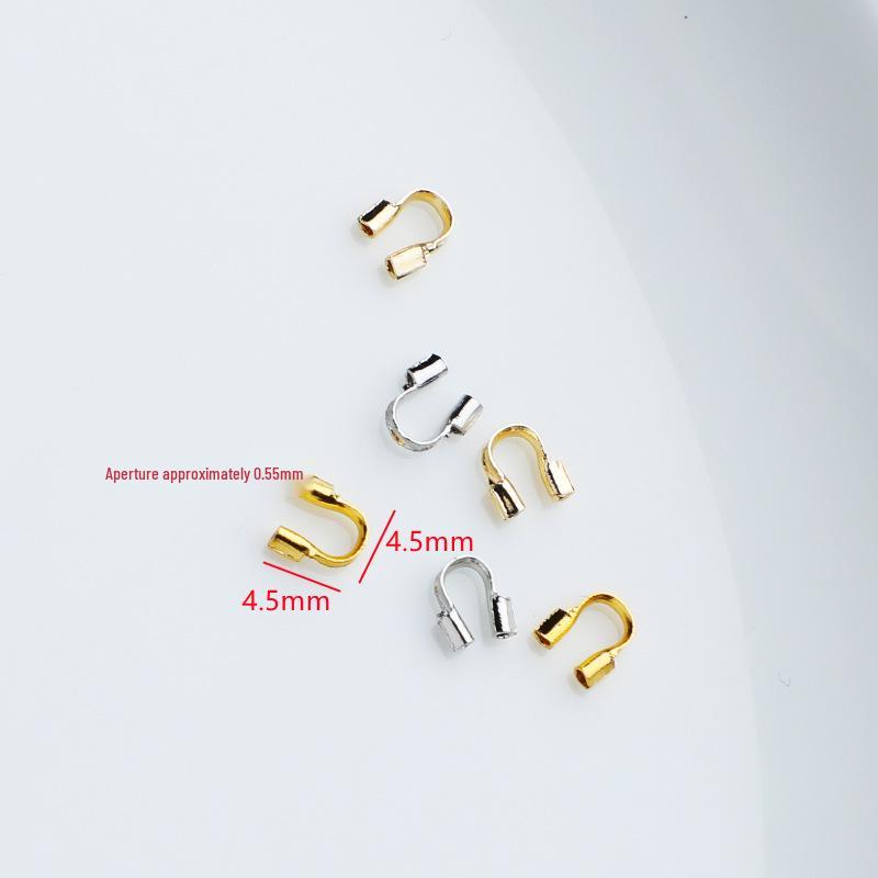 14K Gold Filled Farbechalter U-Form Drahtschutz Verschluss für Armband & Halskette DIY