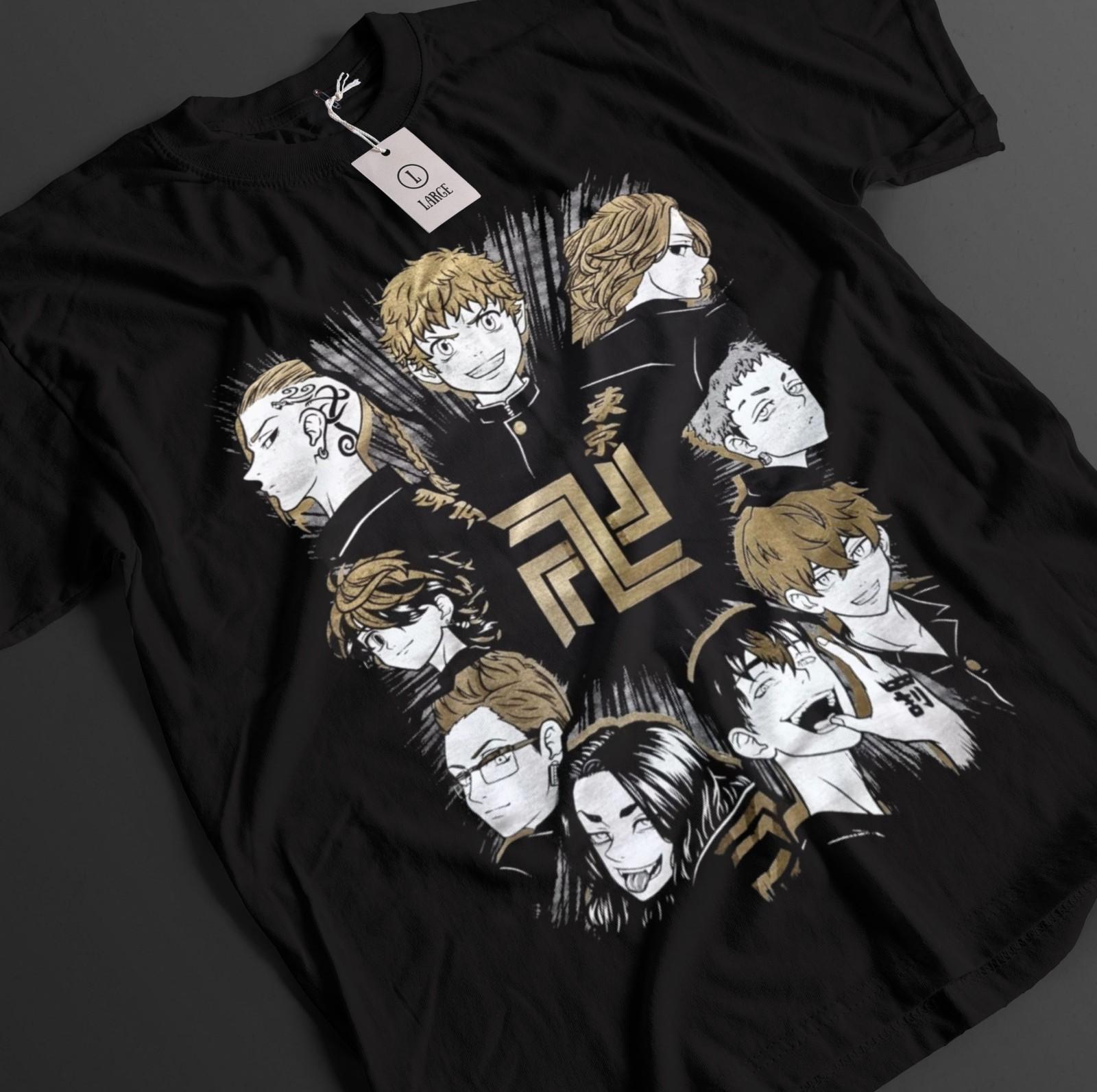 Tokyo Revengers Shirt Manjiro Sano Tshirt Mikey Tee Draken T-Shirt Mens Womens Tees Top Takemichi Top XL