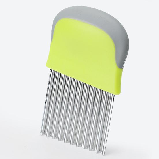 Potato Slicer Comfortable Handle Labor-saving Stainless Steel Sharp Kitchen Wave Potato Cutter for Kitchen