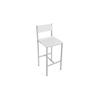 Dining Table Set - VERSA - Helena - 3 Pieces - Wood and Metal - White