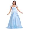 Adult Princ Cosplay Costume Long Hair Elsa Dr loween Par Performance Clothing Fairy T Princ Outfit Ladies