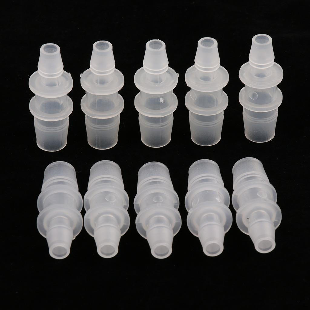 Aquarium Air Valve Connector Plastic Inline Straight