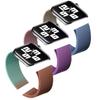 Compatible Stainless Steel Milanese Magnetic Band for Apple Watch Series 1-9 & SE.
