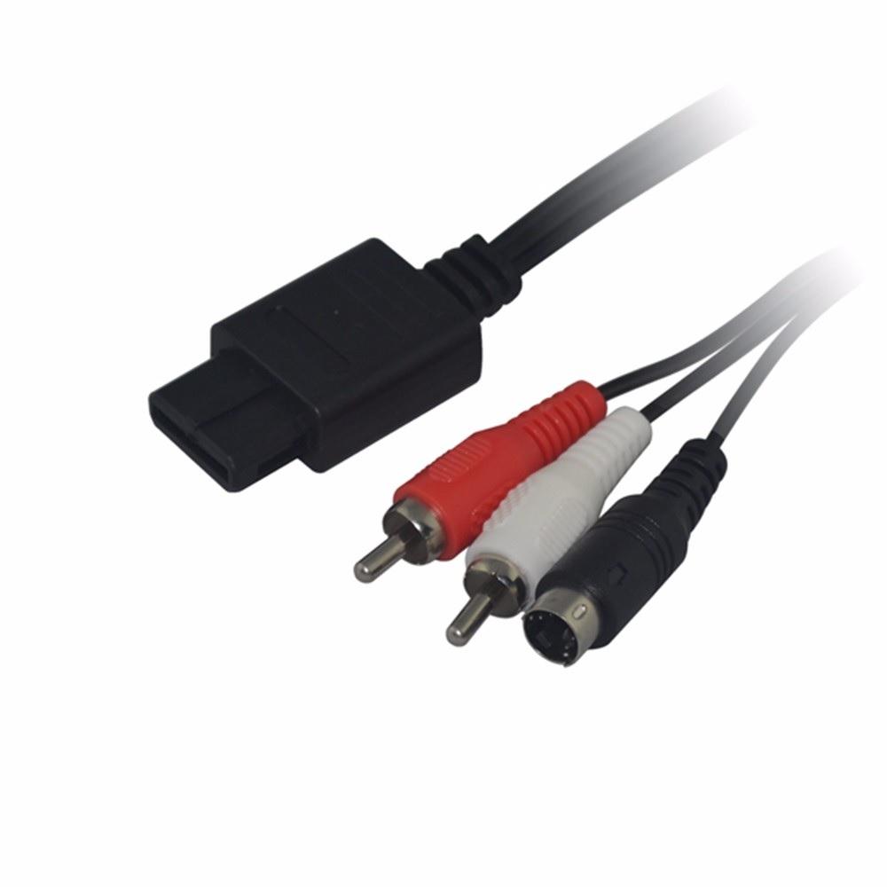 1,8 m langes S-Video-Kabel für GameCube N64 SNES RCA AV-Kabel