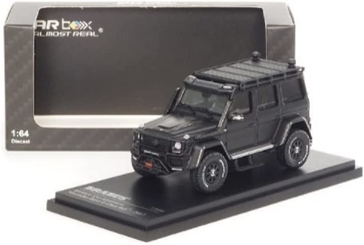 Almost Real Brabus 550 Adventure 2017 Matt Black Scale Complete Diecast Car Mercedes-Benz G-Class 4x4² - - 1/64 (Product Number 660303001)