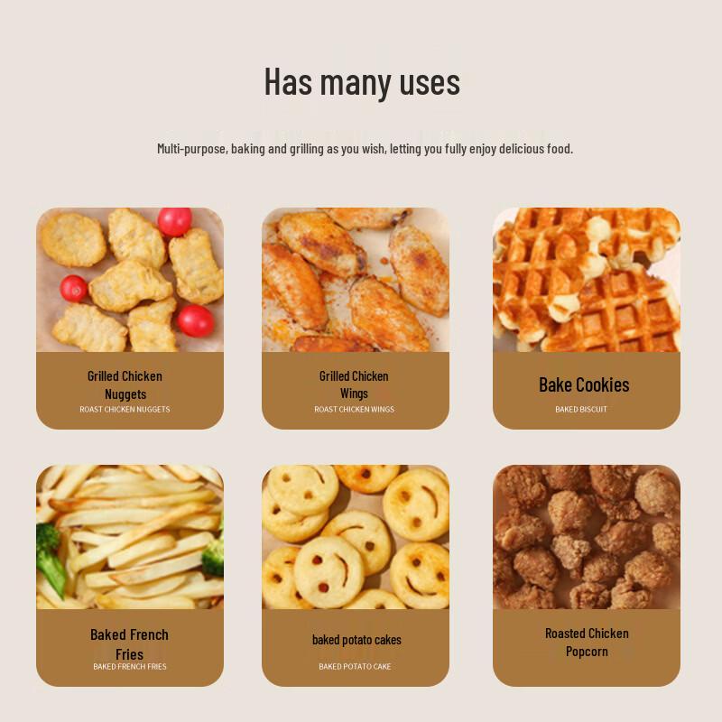 OIMG Square Air Fryer Disposable Liners