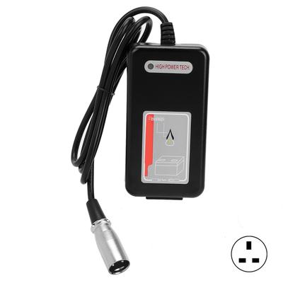 Cargador de batería de repuesto para silla de ruedas de scooter de movilidad de 24 V y 2 A, accesorio para silla de ruedas (enchufe británico de 110 a 240 V)