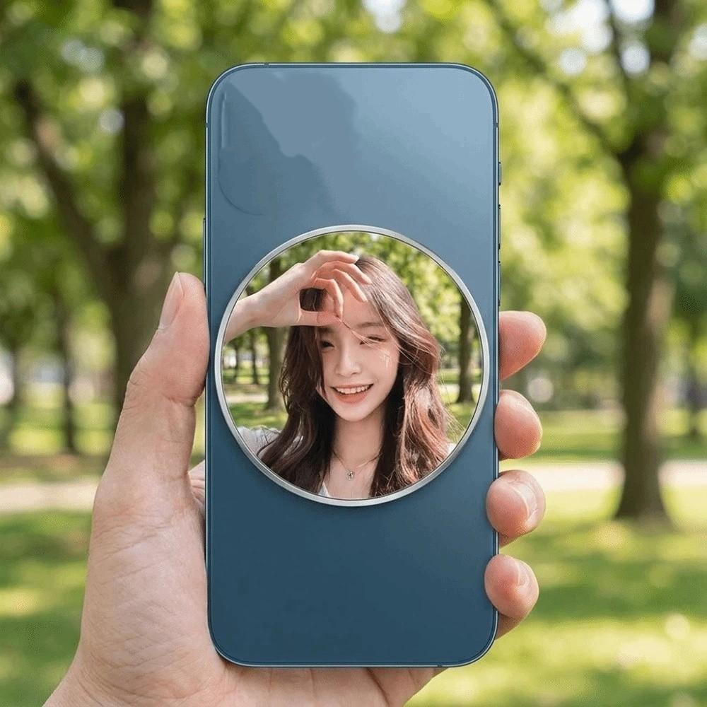 Wide-angle Lens Convex Mirror Round Group Photo Mirror Travel Reflective Mirror Video Selfie