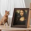 Yeni Mona Lisa Kedi Yuvası Sanat Çerçevesi Kedi Evi Yağlı Boya Kedi Tırmalama Tahtası Aşınmaya Dayanıklı Kedi Oyuncağı Kediler Uyku Yatağı Evcil Hayvan Malzemeleri