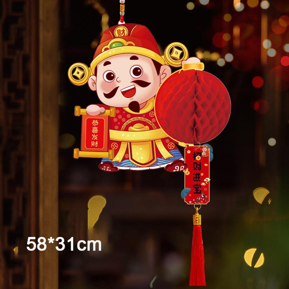 

Пластиковый Красный Фонарь Красный Подвесной Фонарь Подарок Новогодний Подвес Праздник Весны Style 2