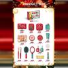 Fake Makeup Set For Kids Toy Makeup Set For Toddler Princesses Dress Up Toy For Children Niece Friends Family Daughter