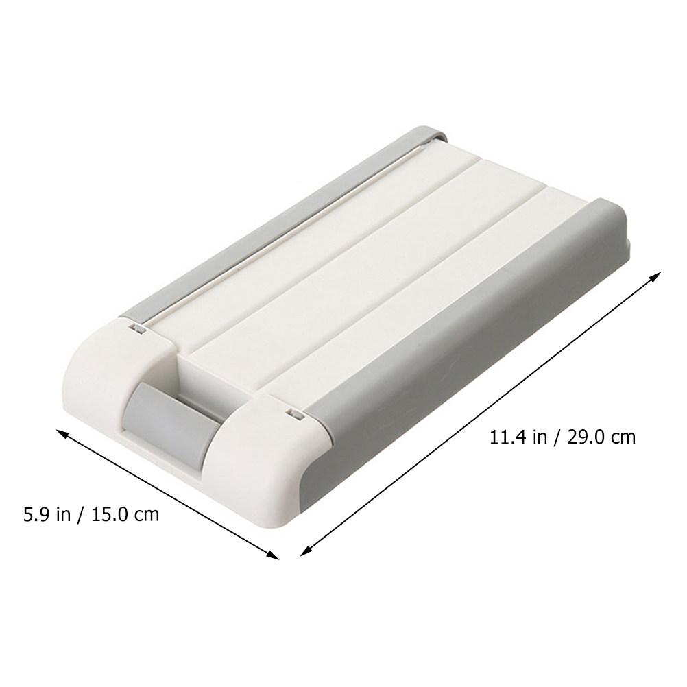 Adhesive Hidden Drawer Storage Box Desktop Organizer Pen Holder Key Box for Study Kitchen Office Use Hidden Storage Drawer серый