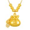 Fortune Bag Pendant Necklace for Women High-end Light Luxury Lucky Clavicle Chain for Girlfriend
