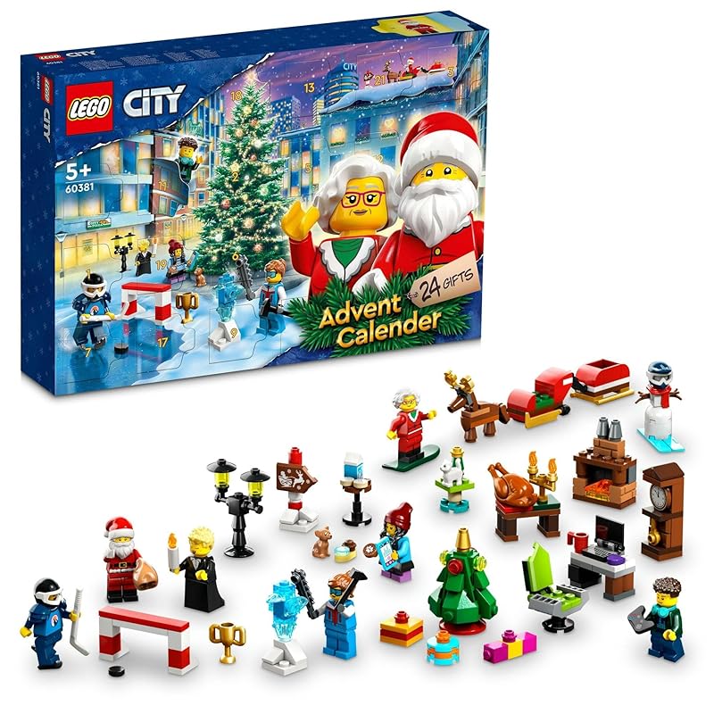 

[версия 2023 года] LEGO city адвент-календарь 2023 рождественский подарок детям игрушки игрушка мальчик девочка рождественский подарок блок подарок транспортное средство транспортное средство развитие города