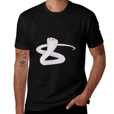 White King Cobra T-Shirt T Shirt Personalised T Shirt Man Cotton T-Shirt