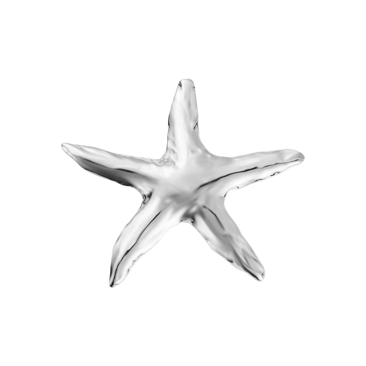 

Creative Starfish Brooch - Summer Beach Vacation Style, Ocean Series, Stainless Steel Accessories (ZX0014)