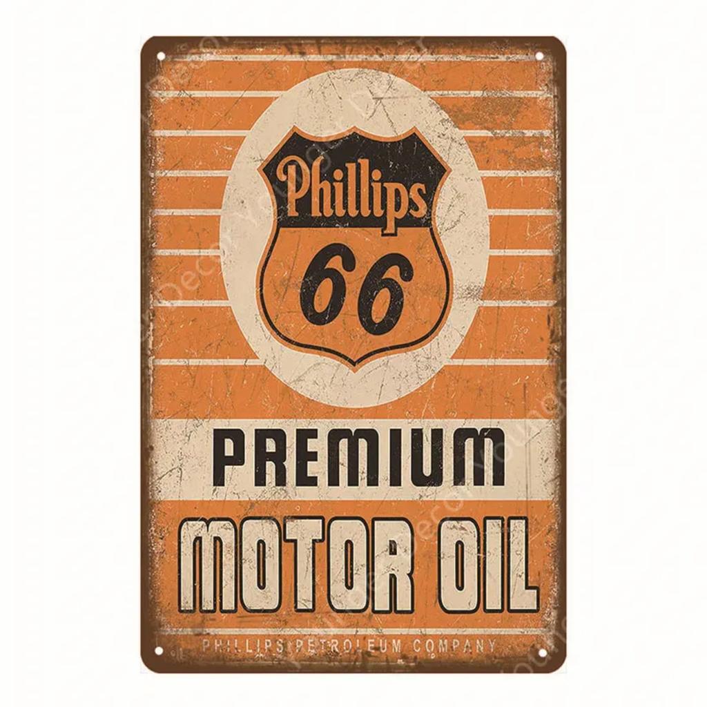 Vintage Motor Gasoline Metal Signs Tin Poster Retro Bar Pub Garage Decor Gas Station Decorative Wall Plaque