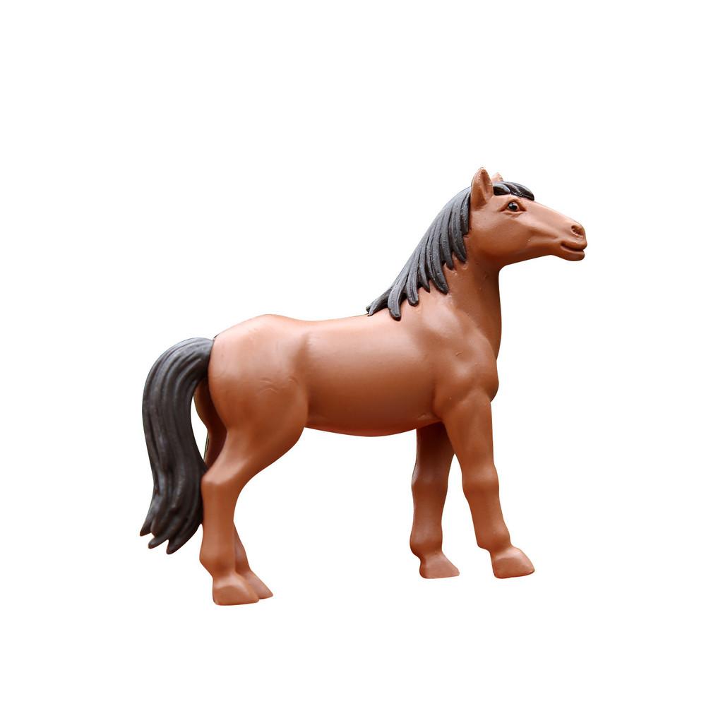 Pvc Horse Model Miniature Figure Set With Three Poses For Home Decor And Collectors