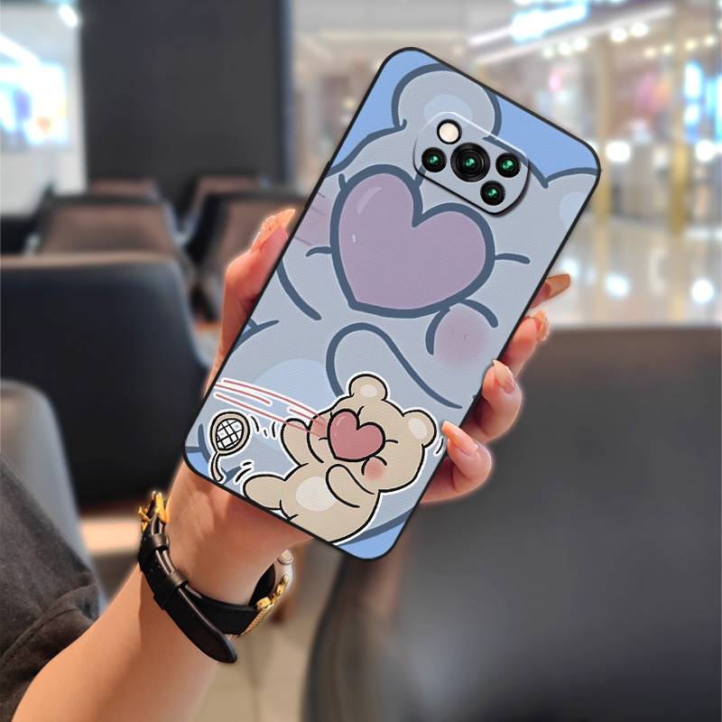 Pár TPU pouzdro na telefon pro Xiaomi Poco X3 NFC/X3 Pro Silikonové měkké pouzdro Prachotěsné Nárazuvzdorné Proti nárazu Zadní kryt Roztomilý