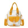 Fashion contrasting color portable small bag women's 2025 new shoulder messenger women's bag simple personalized small cloth bag