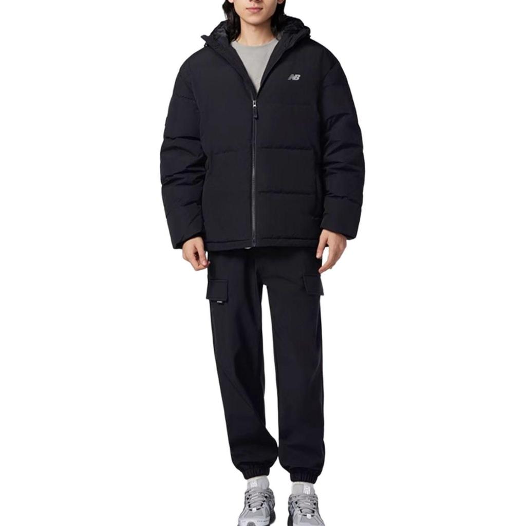 New Balance NB Logo Winter Down Jacket Black AMJ33339-BK