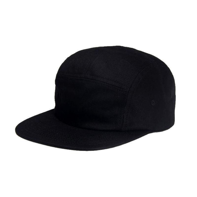 Cotton 5-Panel Flat Brim Baseball Cap, Unisex Aviator Skateboard Camping Hat, Street Hip Hop Headwear