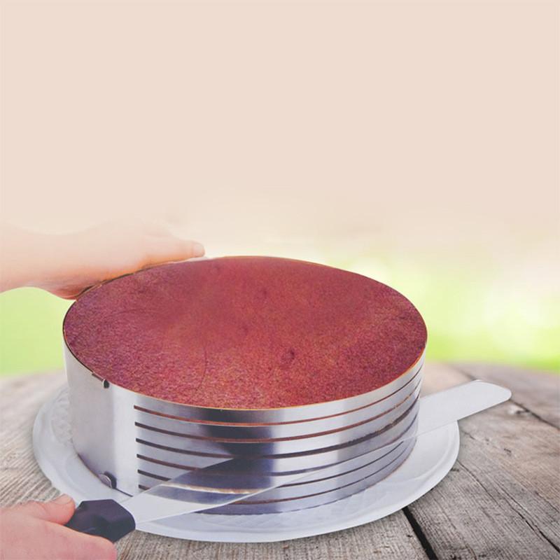 Adjustable Mousse Ring 3D Round Cake Molds Stainless Steel Baking Moulds Kitchen Dessert Cake Decorating Tools