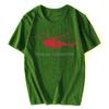 Summer T Shirt Short Sleeve Cotton Print Mi-8 Helicopter T-Shirt Casual Shirt Cool Tees Tops Streetwear Cotton Oversize