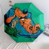 Bole and Bill  Pattern, Automatic Folding Umbrella, Portable and Foldable Design, 8 Ribs, a Christmas or Birthday Gift.