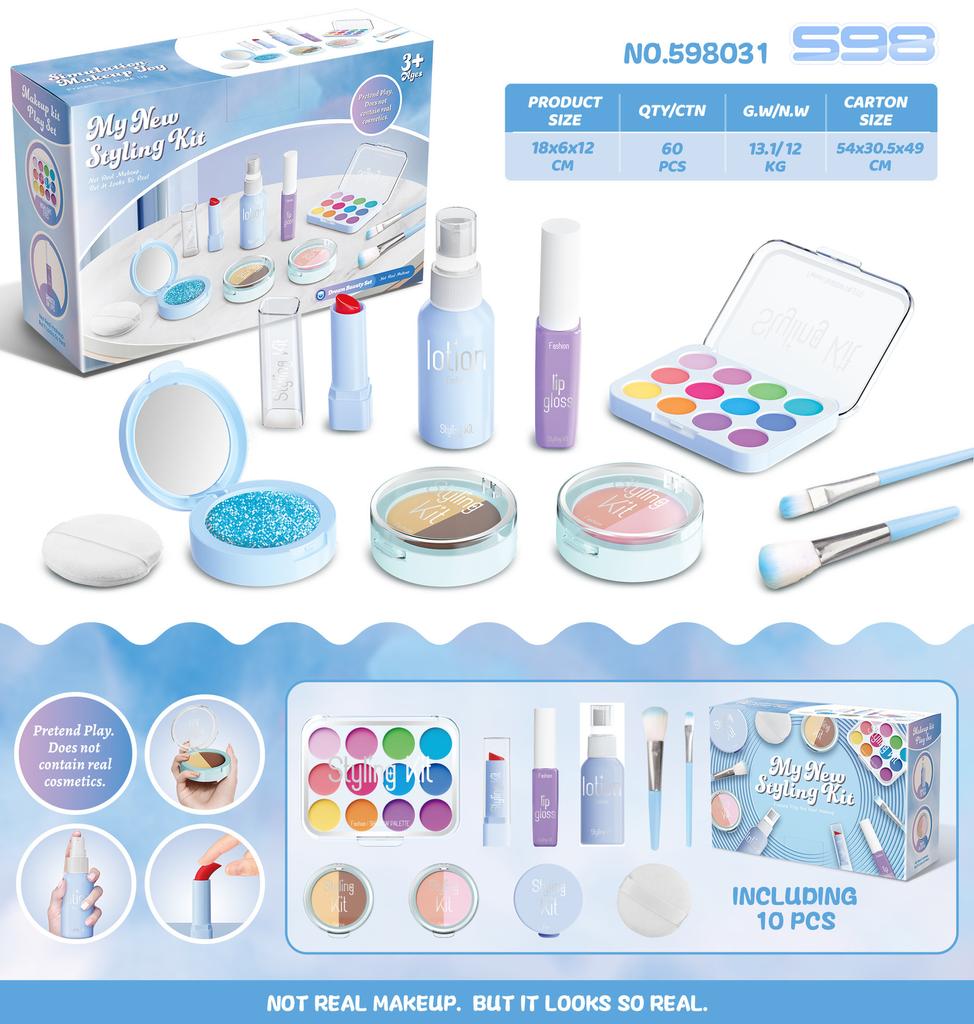 Children'S Makeup Nail Polish Lipstick Girl Makeup Toy Boxed Girl Cosmetics Makeup Box