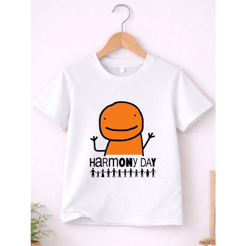 European sizes Funny T-Shirts for Boys and Girls, Everyone Belongs T-Shirts, Boys Tops, Girls Clothing 98cm белый