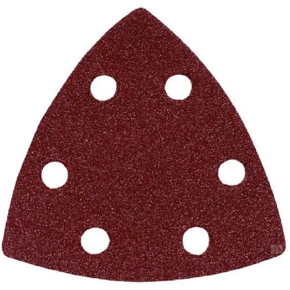 100 PCS Triangle Sandpaper - 90mm 6 Holes Delta Sander Hook & Loop Sanding Disc Abrasive Tools for Sanding Grit 40-400
