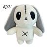 Creepy Cute Bunny Toy Halloween Horror Plush Toy, Rabbit Stuffed Animal Unique Photography Prop Doll for Kids, Soft Collectible Figurine Party