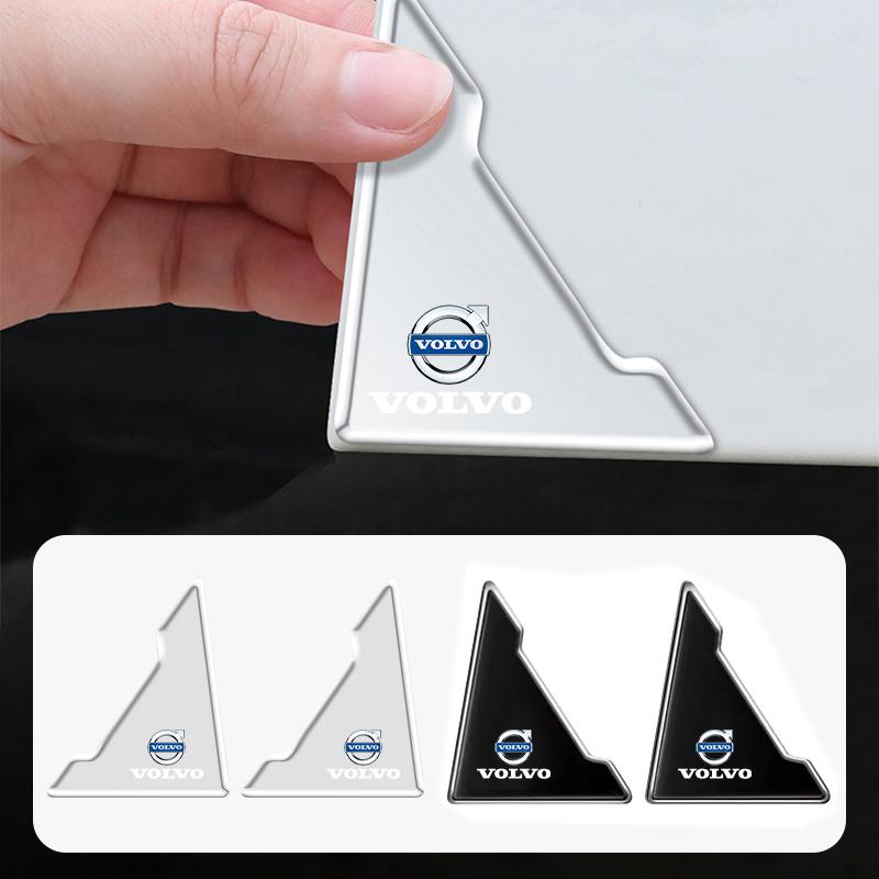 4Pcs Car Door Corner Protector Covers Anti-Scratch Stickers For Volvo XC90 V90 V60 XC60 V40 EC40 EX40 S80 S60 S90 C40 XC40 V70