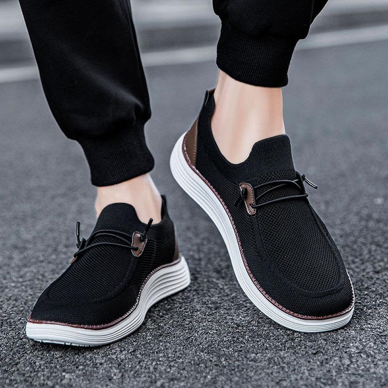 Fashion Fujeak Shoes For Man Breathable Fashion Men Sneakers Outdoor Casual Walking Loafers Breathable Tenis Masculin Zapatillas Hombre