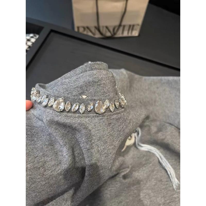 Pure Desire Hottie Short-sleeved T-shirt for Women Summer New Fashion Solid Color Versatile Diamond Casual Niche Tops